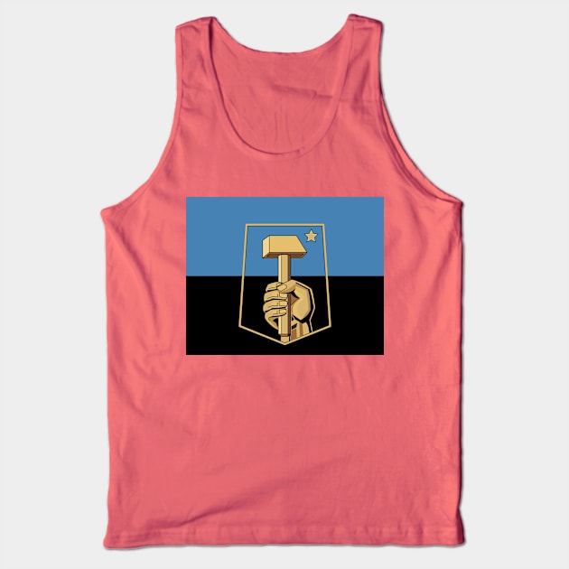 Flag of Donetsk, Ukraine Tank Top by brigadeiro